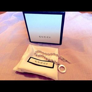 Gucci silver bracelet